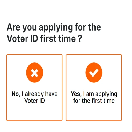 applying voter id first time