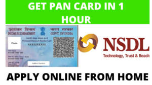 apply pan card NSDL