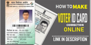 voter ID card correction online