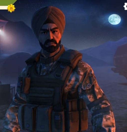 Faug Game Character Indian Army