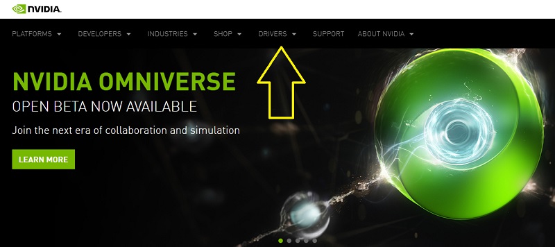 Nvdia Home Page
