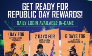 free fire republic day event