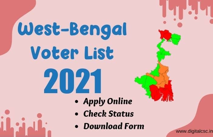 NewWest Bengal Voter List 2021