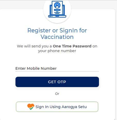 Cowin App New Registation
